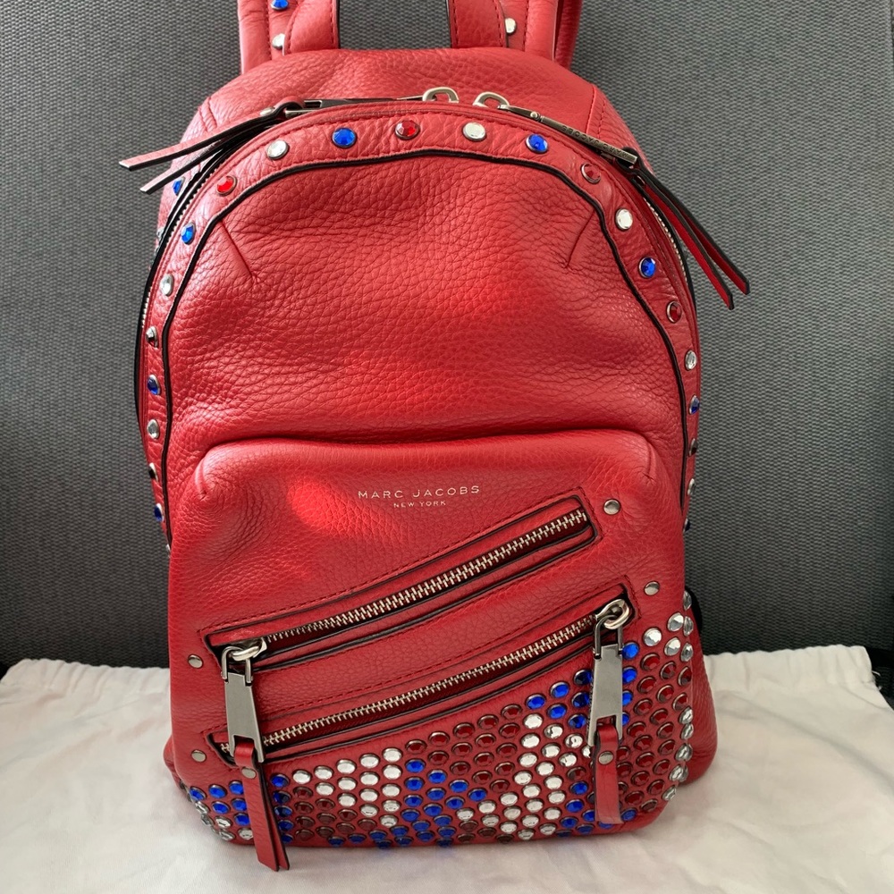Marc Jacobs pyt backpack brilliant red